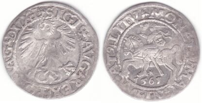 4SA109-29. Žygimanto Augusto lietuviškas pusgrašis, 1561 m.