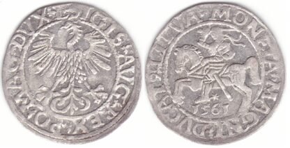 4SA110-29. Žygimanto Augusto lietuviškas pusgrašis, 1561 m.