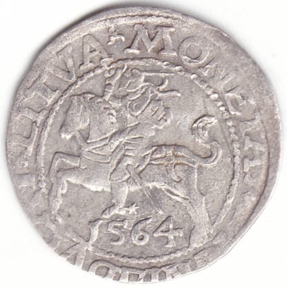 4SA158-43. Žygimanto Augusto lietuviškas pusgrašis, 1564 m. - Image 3