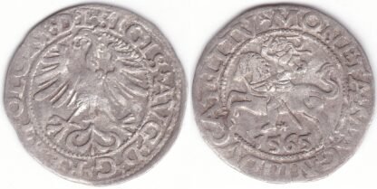 4SA165-34 Žygimanto Augusto lietuviškas pusgrašis, 1565 m.