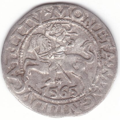 4SA165-34 Žygimanto Augusto lietuviškas pusgrašis, 1565 m. - Image 3