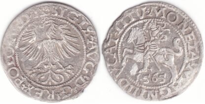 4SA165-34 Žygimanto Augusto lietuviškas pusgrašis, 1565 m.