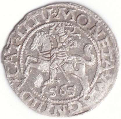 4SA165-34 Žygimanto Augusto lietuviškas pusgrašis, 1565 m. - Image 3