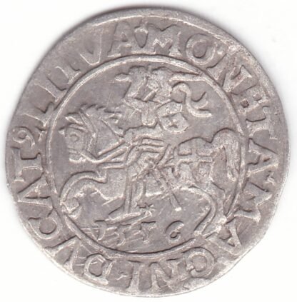 4SA59-16. Žygimanto Augusto lietuviškas pusgrašis, 1556 m. - Image 3