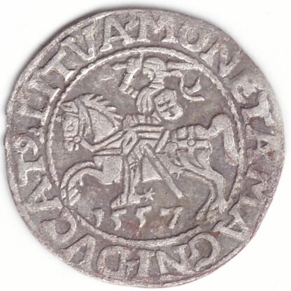 4SA68-16. Žygimanto Augusto lietuviškas pusgrašis, 1557 m. - Image 3