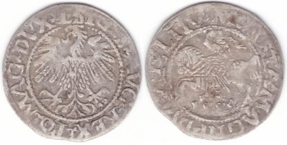 4SA86-24. Žygimanto Augusto lietuviškas pusgrašis, 1559 m.