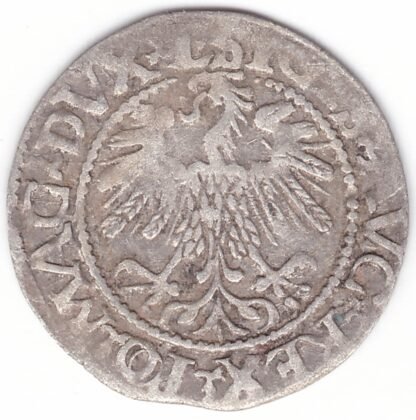4SA86-24. Žygimanto Augusto lietuviškas pusgrašis, 1559 m. - Image 2