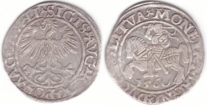 4SA98-24. Žygimanto Augusto lietuviškas pusgrašis, 1560 m.