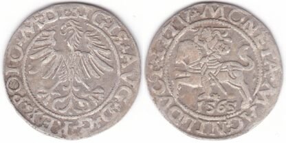 Neaprašytas Žygimanto Augusto lietuviškas pusgrašis, 1565 m. DVCT DL.