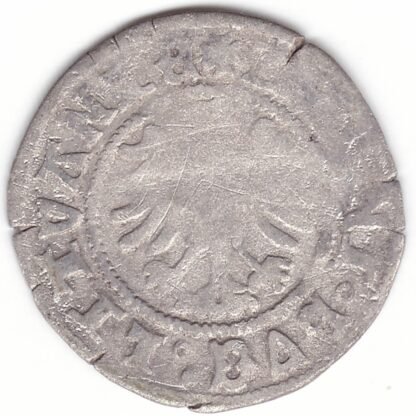 H 21. Aleksandro Jogailaičio lietuviškas pusgrašis - Image 3