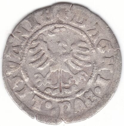 H18 A. Aleksandro Jogailaičio lietuviškas pusgrašis - Image 3