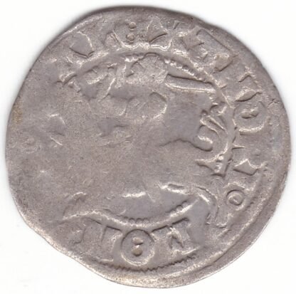 H27 F. Aleksandro Jogailaičio lietuviškas pusgrašis. MAGN'. - Image 2
