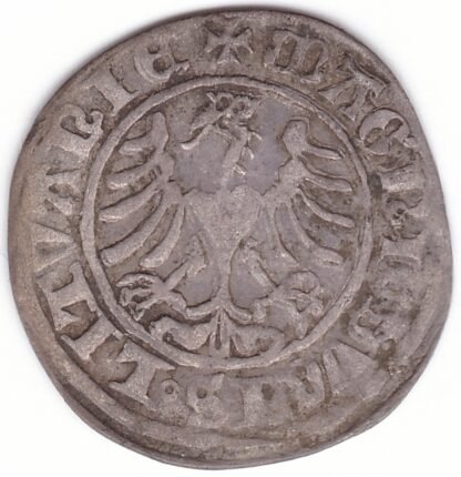 H30 H. Žygimanto Senojo lietuviškas pusgrašis, 1509 m. - Image 3