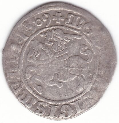 H33 P. Žygimanto Senojo lietuviškas pusgrašis, 1509 m. - Image 2