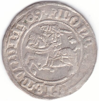 H34 F. Žygimanto Senojo lietuviškas pusgrašis, 1509 m. - Image 2