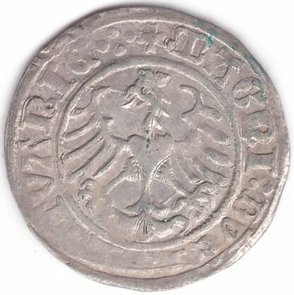 H34 F. Žygimanto Senojo lietuviškas pusgrašis, 1509 m. - Image 3