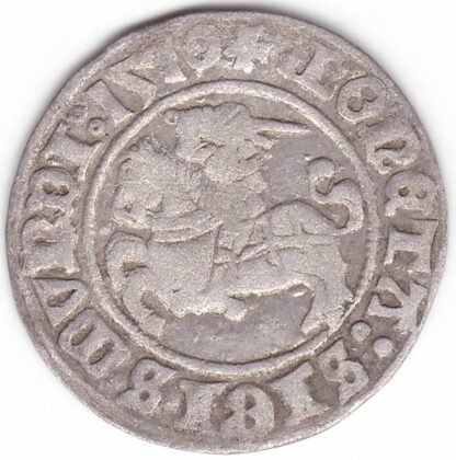 H36 E. Žygimanto Senojo lietuviškas pusgrašis, 1510 m. - Image 2