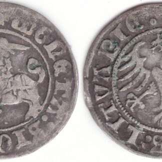 H36 G2. Žygimanto Senojo lietuviškas pusgrašis, 1510 m.