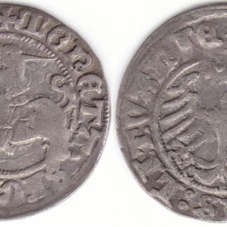 H38 B. Žygimanto Senojo lietuviškas pusgrašis, 1510 m.