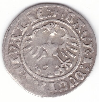 H39 C. Žygimanto Senojo lietuviškas pusgrašis, 1511 m. - Image 3
