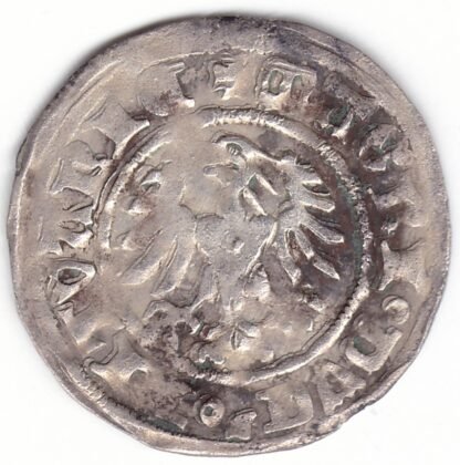 H4 L1. Aleksandro Jogailaičio lietuviškas pusgrašis - Image 3