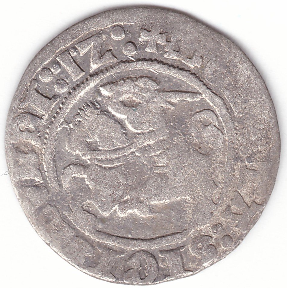 H40 AJ. Žygimanto Senojo lietuviškas pusgrašis, 1512 m. - Image 2