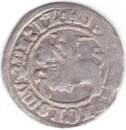 H40 C1. Žygimanto Senojo lietuviškas pusgrašis, 1512 m. - Image 2