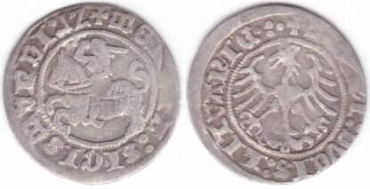 H40 T. Žygimanto Senojo lietuviškas pusgrašis, 1512 m.