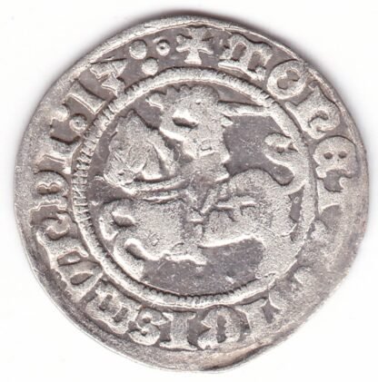 H41 AA. Žygimanto Senojo lietuviškas pusgrašis, 1513 m. - Image 2
