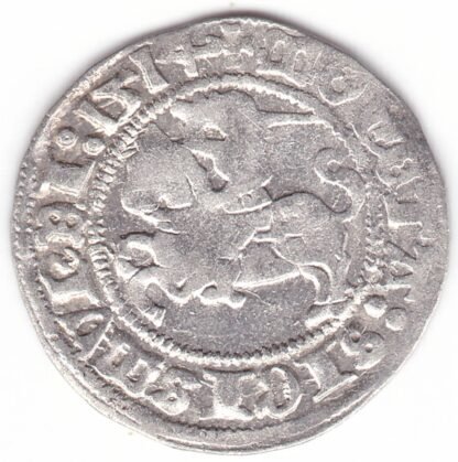H43 A. Žygimanto Senojo lietuviškas pusgrašis, 1514 m. - Image 2