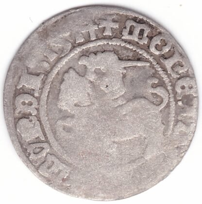 H43 E. Žygimanto Senojo lietuviškas pusgrašis, 1514 m. - Image 2