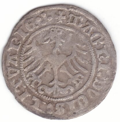 H43 P. Žygimanto Senojo lietuviškas pusgrašis, 1514 m. - Image 3
