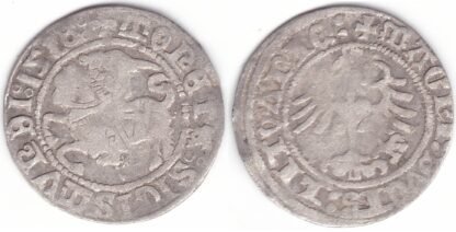 H54' B. Žygimanto Senojo lietuviškas pusgrašis, 1518 m.
