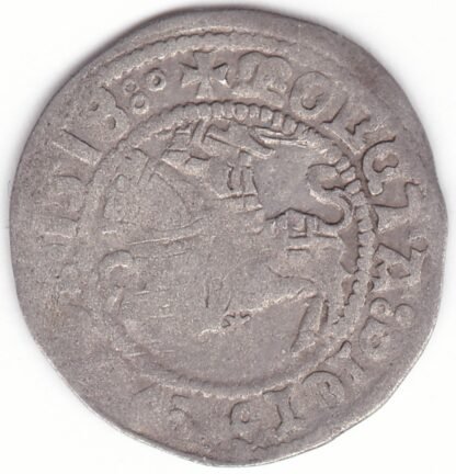 H55 L. Žygimanto Senojo lietuviškas pusgrašis, 1518 m. - Image 2