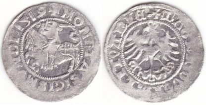H58 B. Žygimanto Senojo lietuviškas pusgrašis, 1519 m.