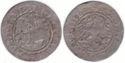 H61 D. Žygimanto Senojo lietuviškas pusgrašis, 1519 m. :•: