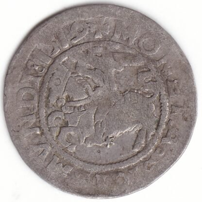 H61 D. Žygimanto Senojo lietuviškas pusgrašis, 1519 m. :•: - Image 2