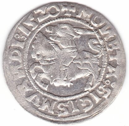 H73 F. Žygimanto Senojo lietuviškas pusgrašis, 1520 m. - Image 2