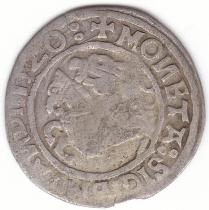 H74 M. Žygimanto Senojo lietuviškas pusgrašis, 1520 m. - Image 2