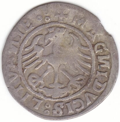 H74 M. Žygimanto Senojo lietuviškas pusgrašis, 1520 m. - Image 3