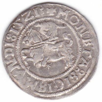 H77 D. Žygimanto Senojo lietuviškas pusgrašis, 1521 m. - Image 2