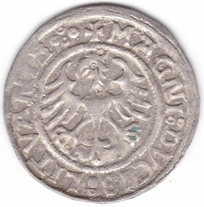 H77 D. Žygimanto Senojo lietuviškas pusgrašis, 1521 m. - Image 3