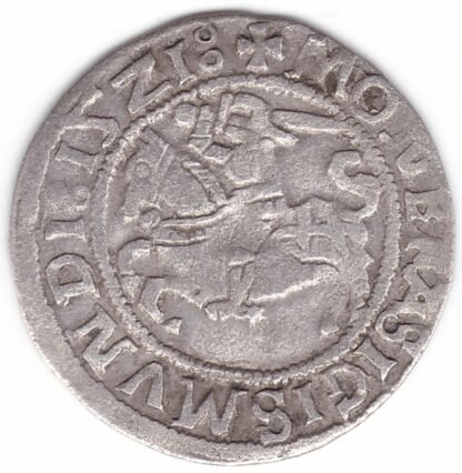 H78 B. Žygimanto Senojo lietuviškas pusgrašis, 1521 m. - Image 2