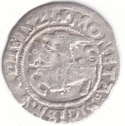 H79 AC. Žygimanto Senojo lietuviškas pusgrašis, 1521 m. MAGI - Image 2