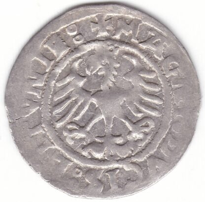 H79 AS. Žygimanto Senojo lietuviškas pusgrašis, 1521 m. LITVNIE - Image 3