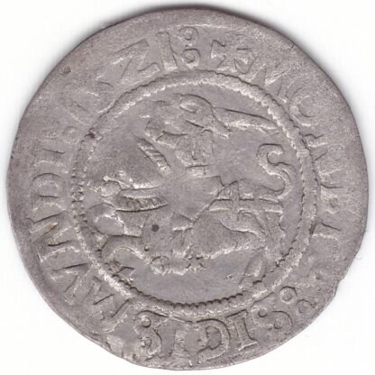 H79 AT. Žygimanto Senojo lietuviškas pusgrašis, 1521 m. DVCI. - Image 2