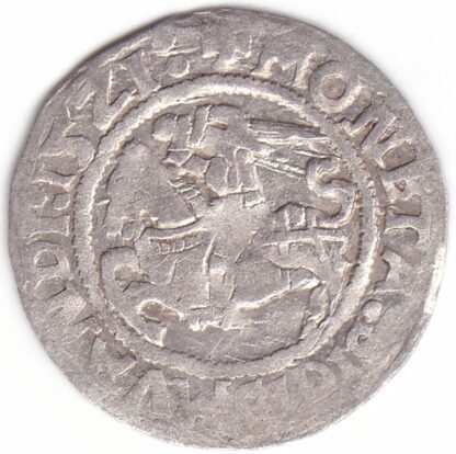 H79 AZ1. Žygimanto Senojo lietuviškas pusgrašis, 1521 m. - Image 2