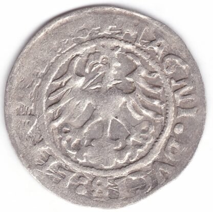 H79 AZ1. Žygimanto Senojo lietuviškas pusgrašis, 1521 m. - Image 3