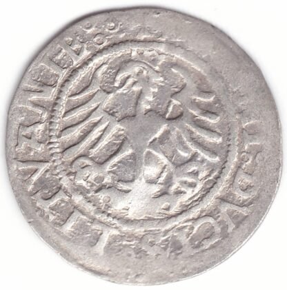 H79 BA2. Žygimanto Senojo lietuviškas pusgrašis, 1521 m. - Image 3