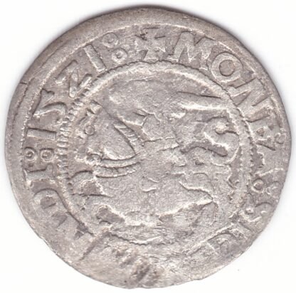 H79 BD. Žygimanto Senojo lietuviškas pusgrašis, 1521 m. MONEA/MAGN. - Image 2